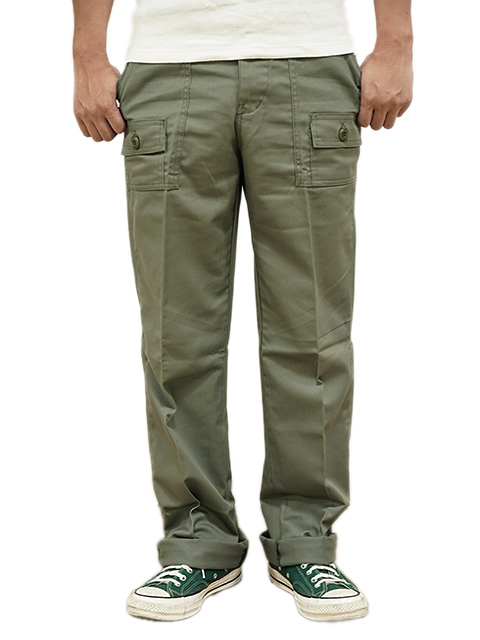 画像1: 【 GUNG HO （ガンホー） 】ブッシュパンツ [ Bush Pants ] [ MADE IN USA ] [ OLIVE ]