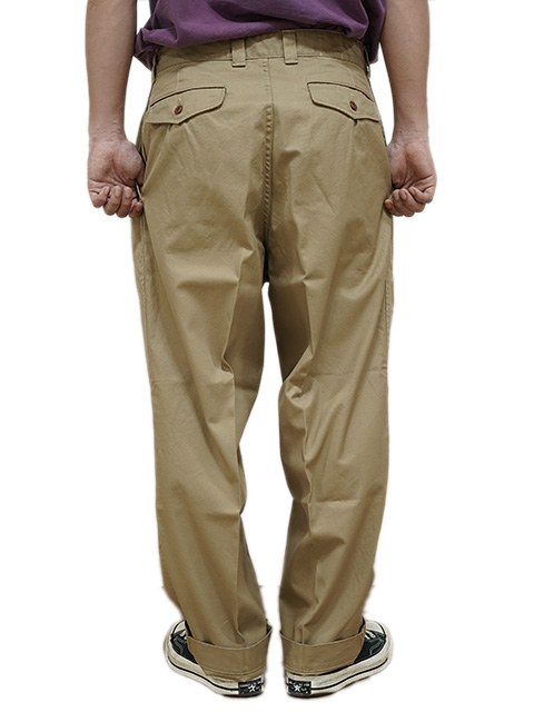 画像2: 【 GYPSY & SONS（ジプシー&サンズ） 】 M52 フレンチチノパンツ　[ M52 FRENCH CHINO ] [ BEIGE ]