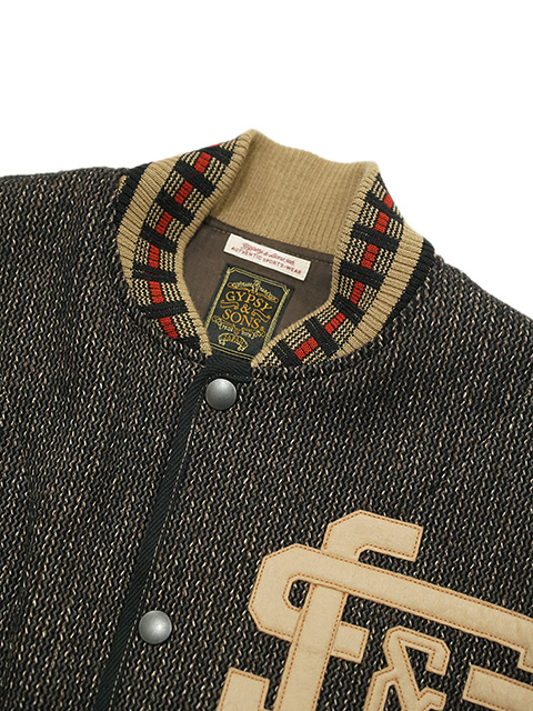 画像3: 【 GYPSY & SONS（ジプシー&サンズ） 】　VMC ツートン ビーチクロス スポーツ ジャケット　[ VMC TWO-TONE BEACH CROTH SPORTS JACKET ] [ BLACK ]