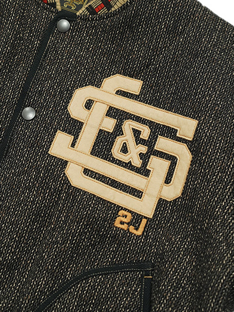 画像4: 【 GYPSY & SONS（ジプシー&サンズ） 】　VMC ツートン ビーチクロス スポーツ ジャケット　[ VMC TWO-TONE BEACH CROTH SPORTS JACKET ] [ BLACK ]