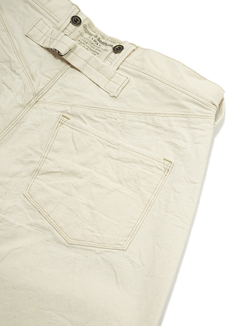 画像11: 【 GYPSY & SONS（ジプシー&サンズ） 】 アーミーダックロガーパンツ　[ 15oz Army Duck Old Rogger Pants ] [ NATURAL ]