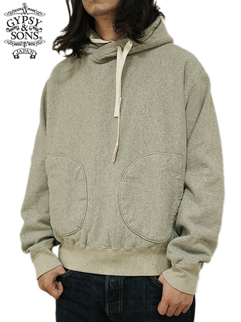 画像8: 【 GYPSY & SONS（ジプシー&サンズ） 】　ハチマル スウェット フーディ　[ 80 SWEAT HOODIE ][ BROWN CHARCOAL] 