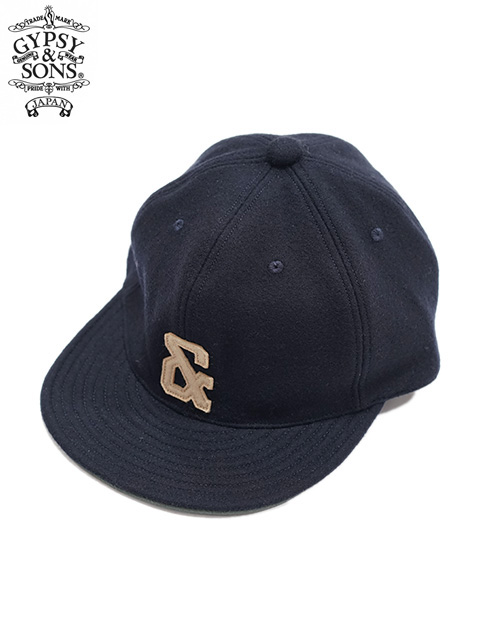画像1: 【 GYPSY & SONS（ジプシー&サンズ） 】　ウールキャップ　[ WOOL CAP BROWNIE CAPS ] [ NAVY ] 【 メール便可 】