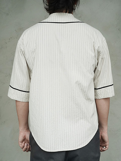 画像2: 【 GYPSY & SONS（ジプシー&サンズ） 】　ベースボールシャツ [ O.T. BASE BALL SHIRTS ] [ OFF WHITE ]