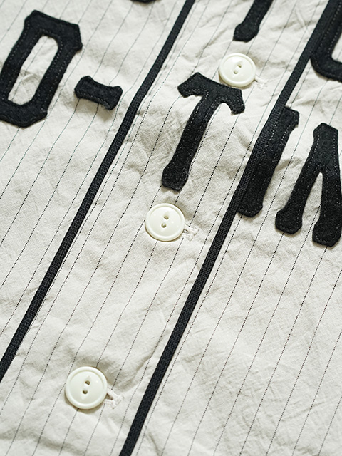 画像7: 【 GYPSY & SONS（ジプシー&サンズ） 】　ベースボールシャツ [ O.T. BASE BALL SHIRTS ] [ OFF WHITE ]