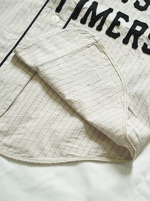 画像8: 【 GYPSY & SONS（ジプシー&サンズ） 】　ベースボールシャツ [ O.T. BASE BALL SHIRTS ] [ OFF WHITE ]