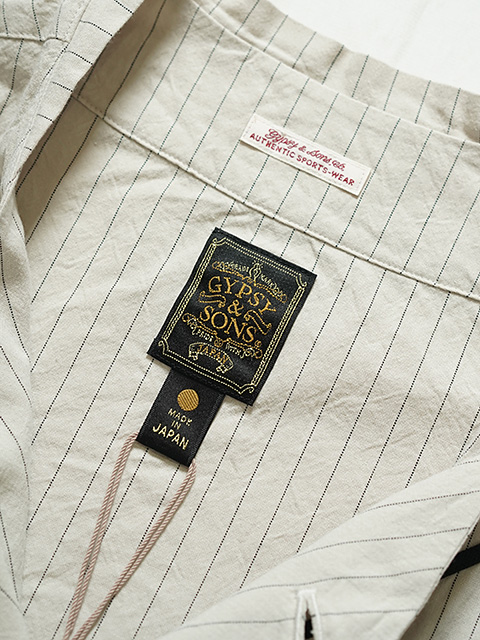 画像9: 【 GYPSY & SONS（ジプシー&サンズ） 】　ベースボールシャツ [ O.T. BASE BALL SHIRTS ] [ OFF WHITE ]