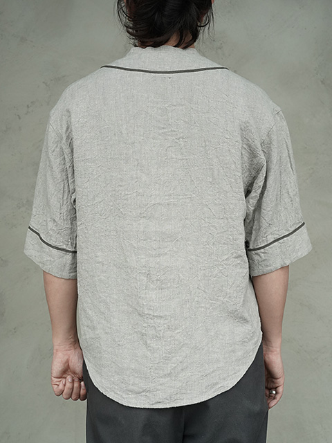 画像2: 【 GYPSY & SONS（ジプシー&サンズ） 】　ベースボールシャツ [ O.T. BASE BALL SHIRTS ] [ GRAY ]