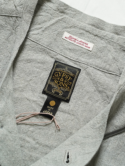 画像9: 【 GYPSY & SONS（ジプシー&サンズ） 】　ベースボールシャツ [ O.T. BASE BALL SHIRTS ] [ GRAY ]