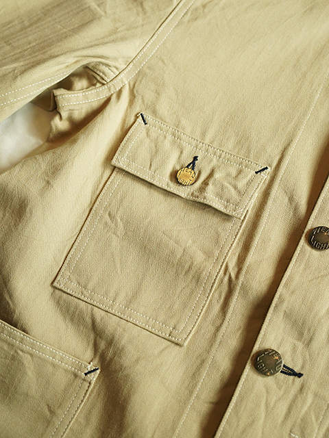 画像4: 【 HEAD LIGHT（ヘッドライト） 】 10oz. RANDOM HBT WORK COAT [ 実名復刻モデル ]