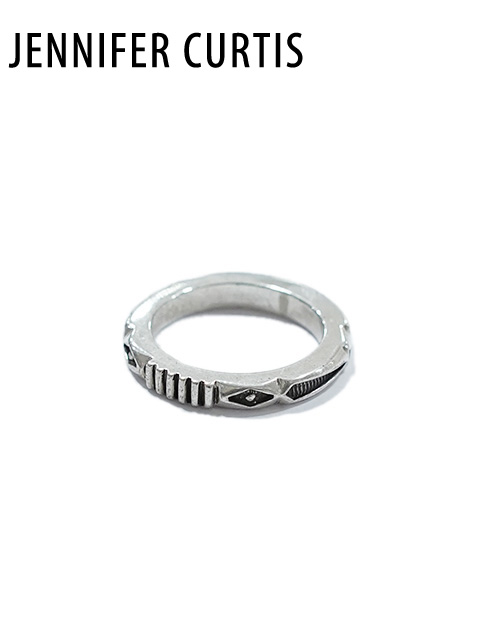 画像1: 【 Jennifer Curtis（ジェニファーカーティス） 】ナバホシルバーリング [ NAVAJO JEWELRY ] [ 15号 ] 【 メール便可 】