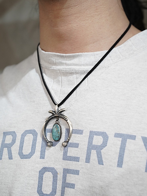 画像1: 【 Indian Jewelry（インディアン ジュエリー） 】 ターコイズナジャペンダントトップ [ Turquois Naja Pendant Top ] 【 メール便可 】