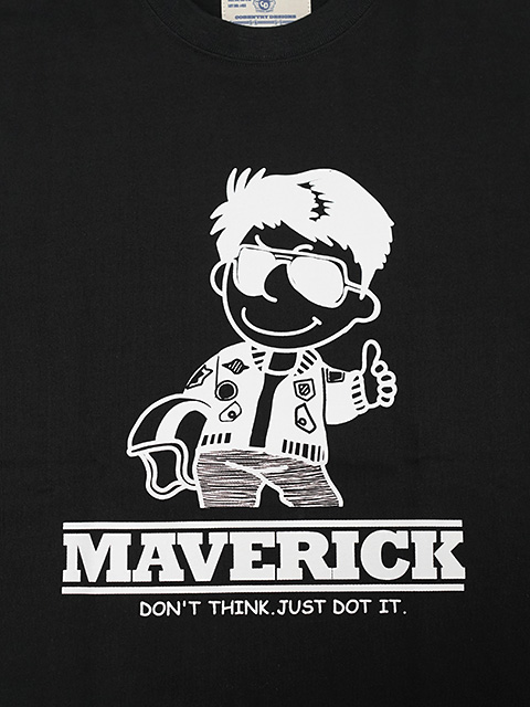 画像4: 【 Homage（オマージュ） 】Homage Long Sleeve T-Shirts [ MAVERICK ] [ BLACK ] 【 メール便可 】