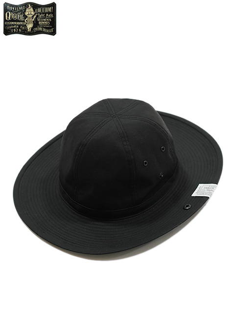 画像1: 【 ORGUEIL（オルゲイユ） 】 ブッシュハット [ Bush Hat ] [ BRITISH MILLERAIN COTTON ] [ Black ]
