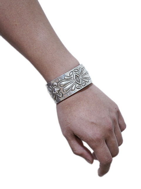 画像2: 【 RAY ADAKAI（レイアダカイ） 】 ダブルスタンプシルバーバングル