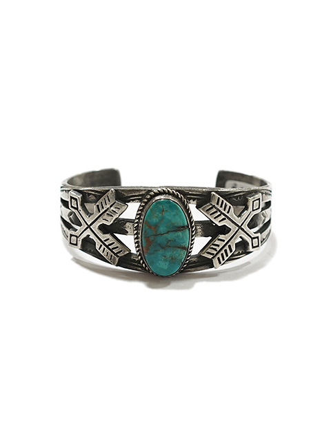 画像3: 【 Raymond Betsoi（レイモンド・ベッツォイ） 】 ターコイズアローバングル [ Turquoise Arrow Bangle ]