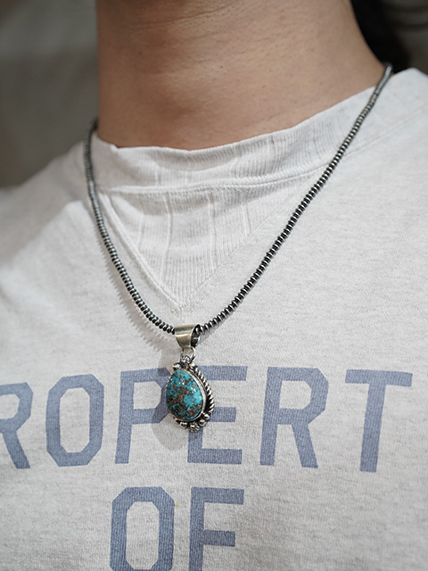 画像1: 【 Robert Shakey（ロバート・シャーキー） 】 ターコイズペンダントトップ [ Navajo Turquoise Pendant Top ] 【 メール便可 】
