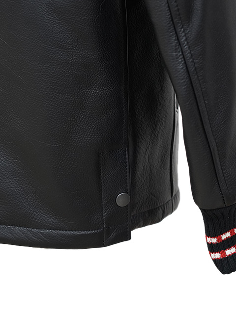 画像11: 【 Y'2 LEATHER（ワイツーレザー） 】 ステアオイルレザーファラオジャケット [ Steer Oil Pharaoh Jacket (牛革) ] [ BLACK ] 