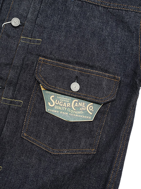 画像4: 【 SUGAR CANE（シュガーケン） 】 13oz. DENIM BLOUSE [ 1936 MODEL ] [ One Wash ]