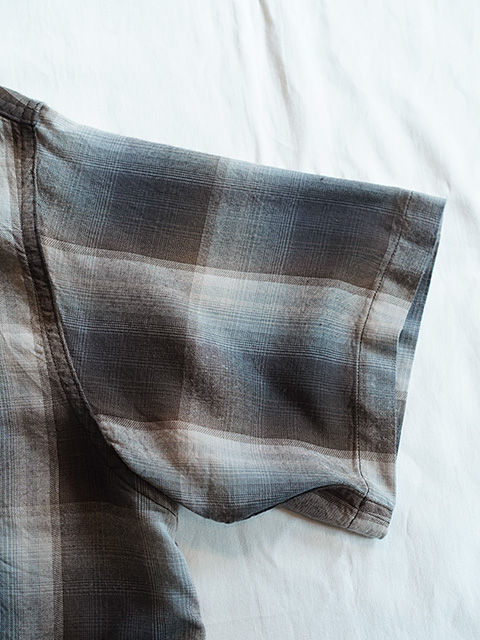 画像5: 【 SUGAR CANE（シュガーケン） 】 レーヨンオンブレーチェックワークシャツ [ RAYON OMBRE CHECK WORK SHIRTS ] [ BLACK ] 【 メール便可 】