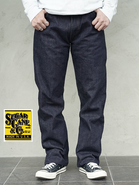 画像1: 【 SUGAR CANE（シュガーケン） 】 14oz. DENIM 1955Z MODEL (ZIPPER FLY) [ One Wash ]