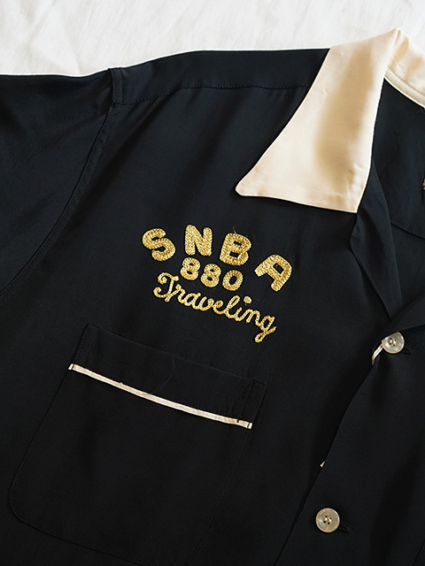 画像5: 【 STYLE EYES（スタイルアイズ） 】　レーヨンボーリングシャツ　[ RAYON BOWLING SHIRT ] [ LEE & SMITH ] [ BLACK ] 【 メール便可 】