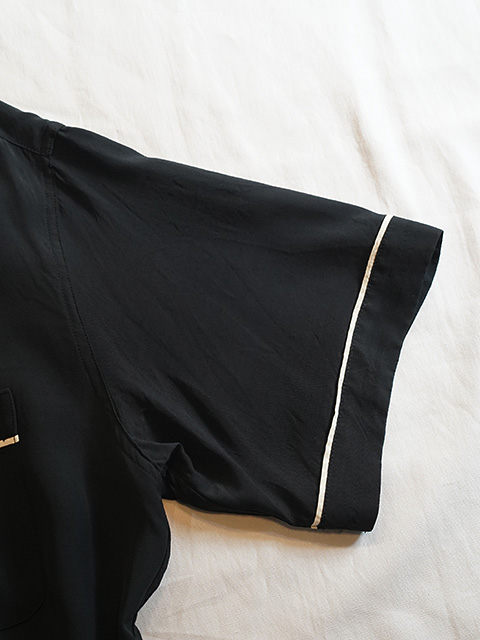 画像6: 【 STYLE EYES（スタイルアイズ） 】　レーヨンボーリングシャツ　[ RAYON BOWLING SHIRT ] [ LEE & SMITH ] [ BLACK ] 【 メール便可 】