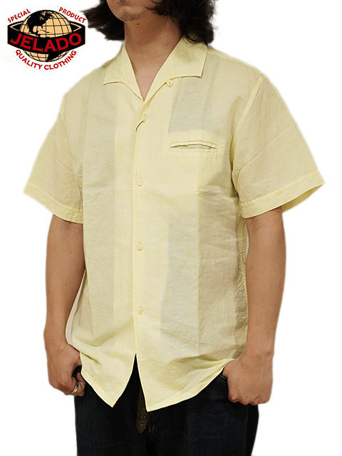 画像1: 【 JELADO（ジェラード） 】　ヴィンセントシャツ [ Vincent Shirts ] [ Lemon ] 【 メール便可 】