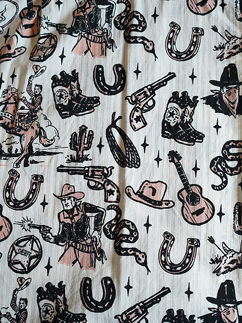 画像6: 【 STAR OF HOLLYWOOD × VINCE RAY（スターオブハリウッド × ヴィンスレイ） 】　S/S DOBBY COTTON OPEN SHIRT [ THE WESTERNER ] [ PINK ]