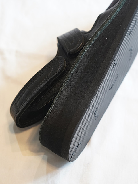 画像7: 【 THE SANDALMAN（ザ・サンダルマン） 】 レザーサンダル [ BULLHIDE ] [ BLACK ]