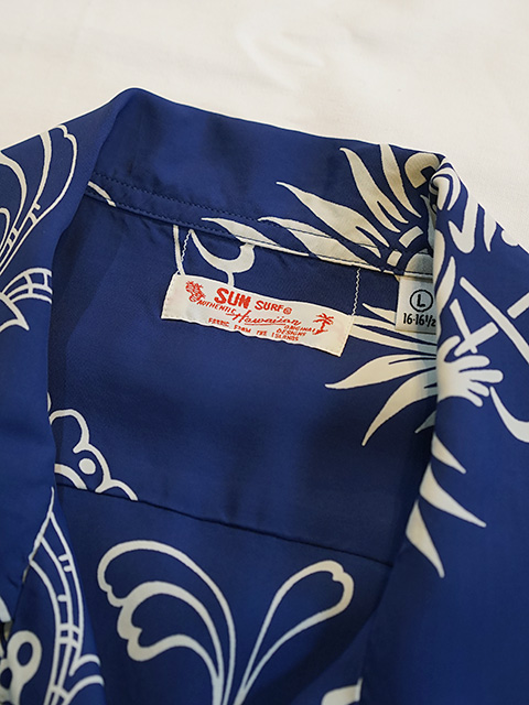 画像8: 【 SUN SURF（サンサーフ） 】 長袖アロハシャツ L/S HAWAIIAN SHIRT [ INCARNATION OF GOD ] [ NAVY ]