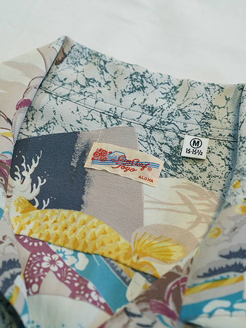 画像8: 【 SUN SURF（サンサーフ） 】 長袖アロハシャツ L/S HAWAIIAN SHIRT [ JAPANESE QUAINT DESIGN ] [ GRAY ]