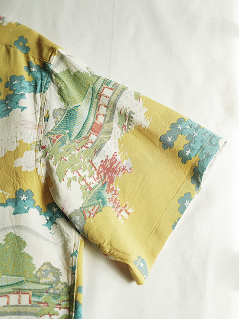 画像5: 【 SUN SURF（サンサーフ） 】　半袖アロハシャツ　S/S HAWAIIAN SHIRT　[ ANCIENT CAPITAL ]　[ YELLOW ]