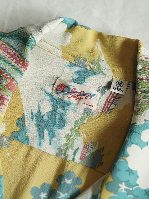 画像8: 【 SUN SURF（サンサーフ） 】　半袖アロハシャツ　S/S HAWAIIAN SHIRT　[ ANCIENT CAPITAL ]　[ YELLOW ]