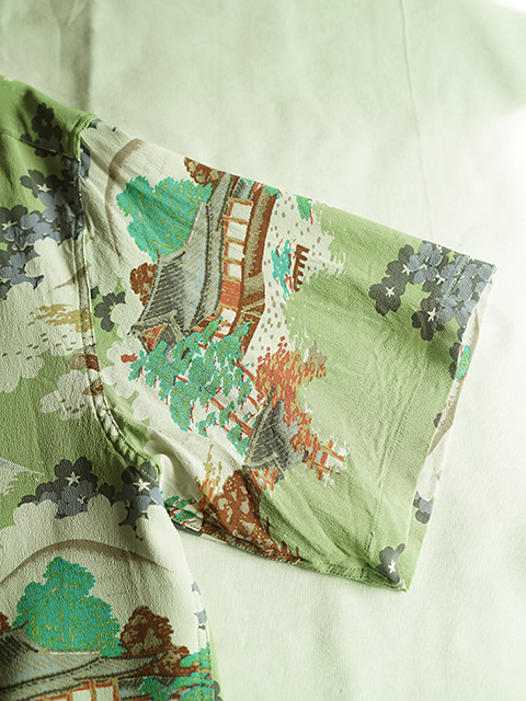 画像5: 【 SUN SURF（サンサーフ） 】　半袖アロハシャツ　S/S HAWAIIAN SHIRT　[ ANCIENT CAPITAL ]　[ GREEN ]