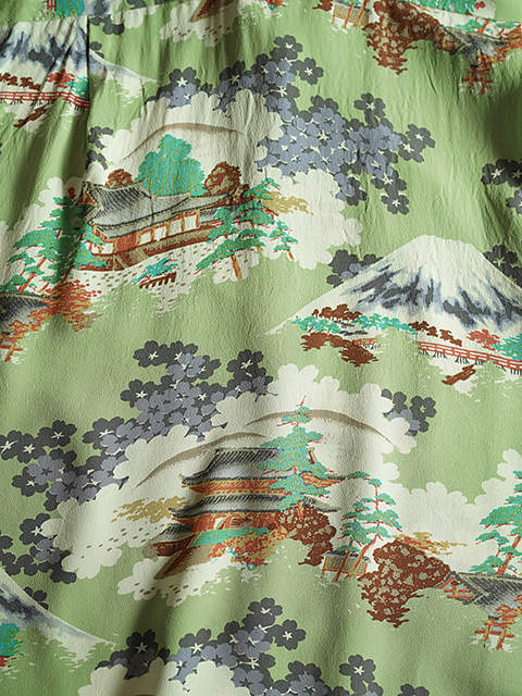 画像6: 【 SUN SURF（サンサーフ） 】　半袖アロハシャツ　S/S HAWAIIAN SHIRT　[ ANCIENT CAPITAL ]　[ GREEN ]