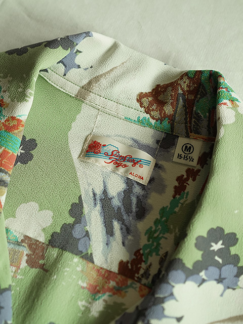 画像8: 【 SUN SURF（サンサーフ） 】　半袖アロハシャツ　S/S HAWAIIAN SHIRT　[ ANCIENT CAPITAL ]　[ GREEN ]
