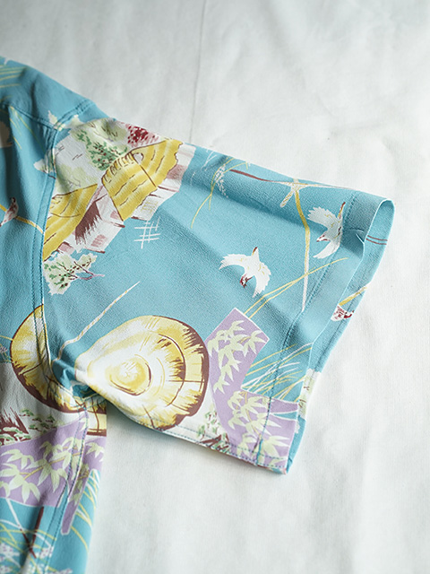 画像5: 【 SUN SURF（サンサーフ） 】　半袖アロハシャツ　S/S HAWAIIAN SHIRT　[ SCARECROW ]　[ BLUE ]