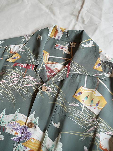 画像3: 【 SUN SURF（サンサーフ） 】　半袖アロハシャツ　S/S HAWAIIAN SHIRT　[ SCARECROW ]　[ BLACK ]