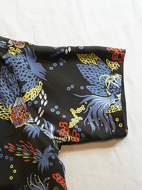 画像5: 【 SUN SURF（サンサーフ） 】　半袖アロハシャツ　S/S HAWAIIAN SHIRT　[ TROPICAL FISH ]　[ BLACK ]