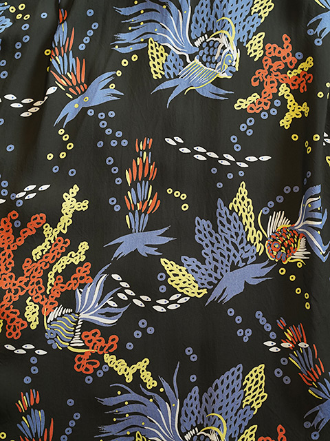 画像6: 【 SUN SURF（サンサーフ） 】　半袖アロハシャツ　S/S HAWAIIAN SHIRT　[ TROPICAL FISH ]　[ BLACK ]