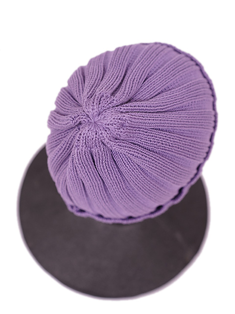 画像2: 【 TONNY CAP（トニーキャップ） 】COTTON WATCH CAP [ PURPLE ] [ Made In Japan ] 【 メール便可 】