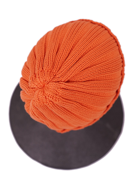 画像2: 【 TONNY CAP（トニーキャップ） 】COTTON WATCH CAP [ ORANGE ] [ Made In Japan ] 【 メール便可 】