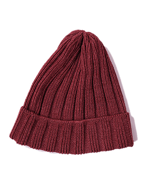 画像3: 【 TONNY CAP（トニーキャップ） 】COTTON WATCH CAP [ WINE ] [ Made In Japan ] 【 メール便可 】