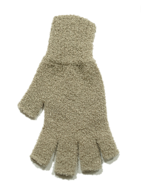 画像2: 【 TONNY GLOVES（トニーグローブ） 】Fingerless Glove [ BEIGE ] [ Made In Japan ] 【 メール便可 】