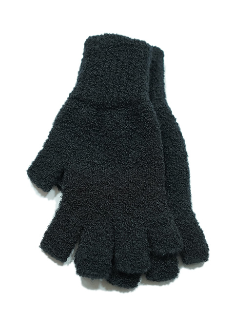 画像1: 【 TONNY GLOVES（トニーグローブ） 】Fingerless Glove [ BLACK ] [ Made In Japan ] 【 メール便可 】