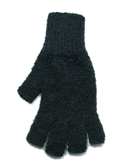 画像2: 【 TONNY GLOVES（トニーグローブ） 】Fingerless Glove [ BLACK ] [ Made In Japan ] 【 メール便可 】