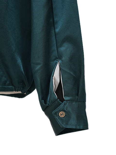 画像11: 【 TAILOR東洋（テーラートウヨウ） 】 サテンベトジャン [ Mid 1960s Style Satin Vietnam Jacket ] [ VIET-NAM MAP ] [ GREEN ]