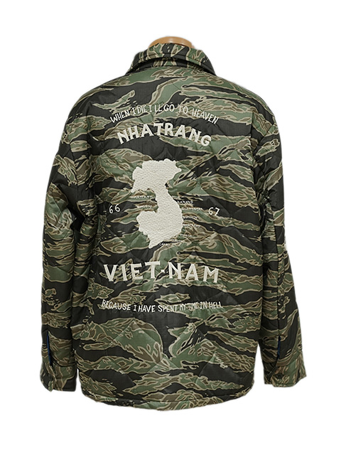 画像3: 【 TAILOR東洋（テーラートウヨウ） 】 ベトジャン [ Mid 1960s Style Vietnam Liner Jacket ] [ VIET-NAM MAP ] [ Tiger Camo ]