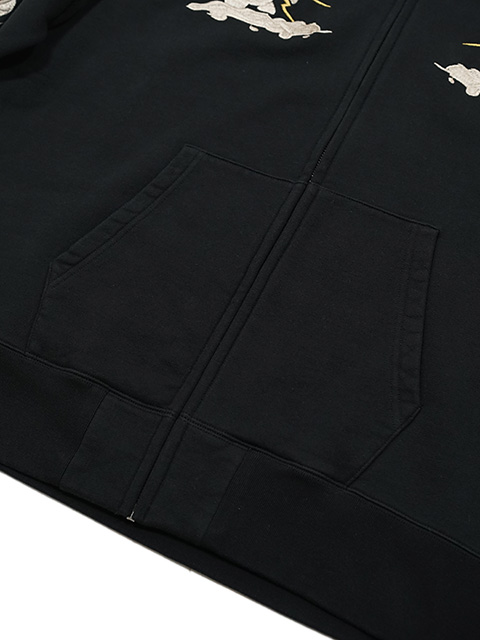 画像5: 【 TAILOR TOYO(テーラー東洋） 】 スカパーカー  [ SUKA ZIP PARKA EMBROIDERED ] [ ALASKA ] [ BLACK ]